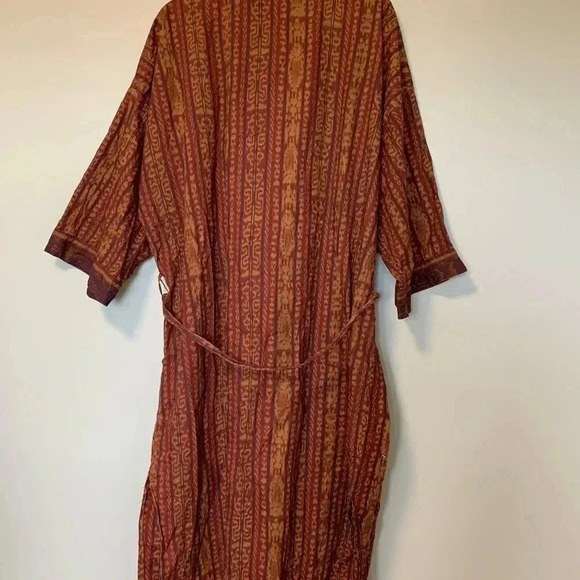 Peruvian Connection 100% pima cotton  robe with belt - Picture 5 of 7
